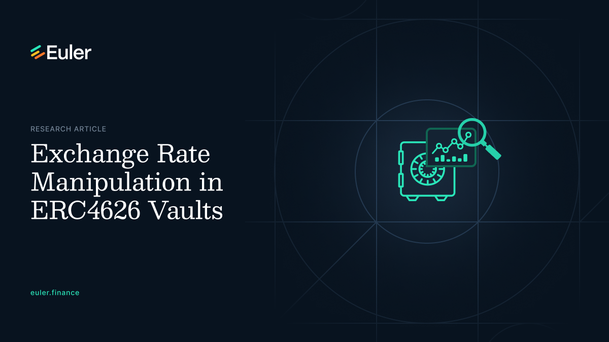Exchange Rate Manipulation in ERC4626 Vaults