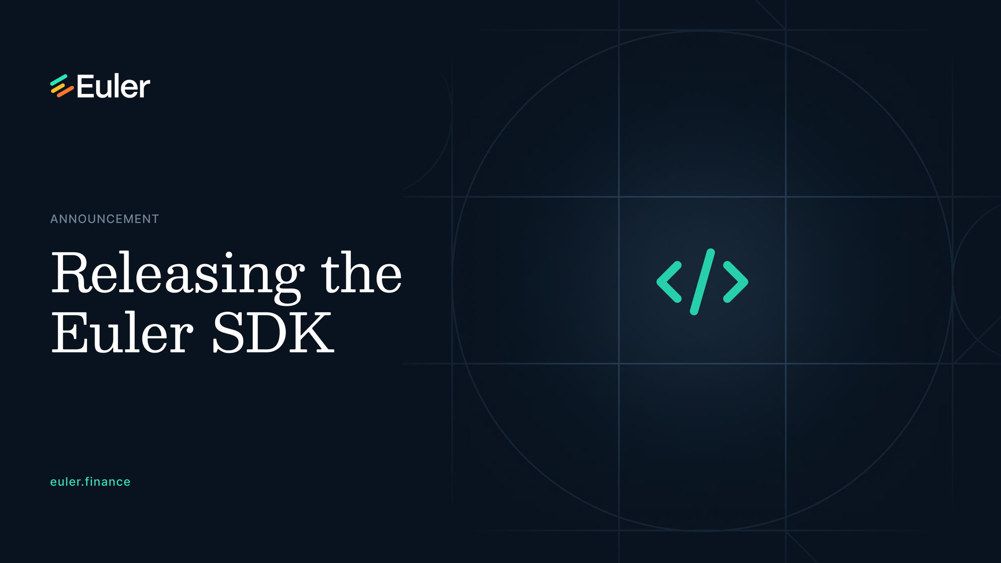 Announcing the Euler SDK
